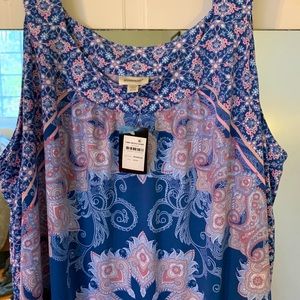 Avenue Tunic Nicole Scarf Tank Top